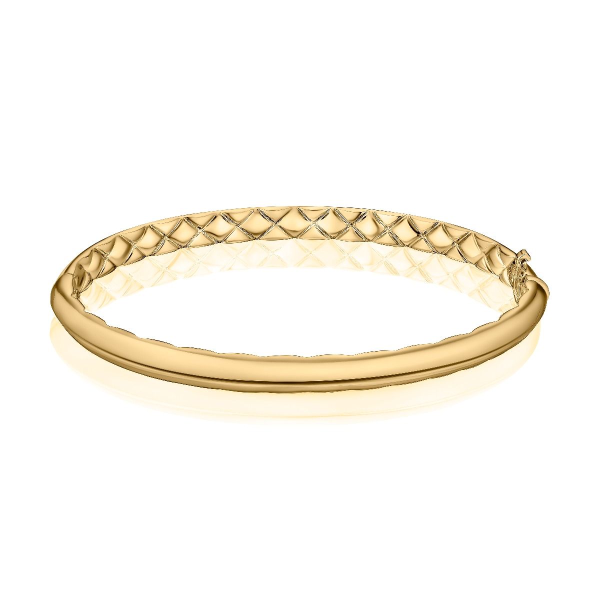 Classic Dome Bangle with Quilts® Interior, photograph 2