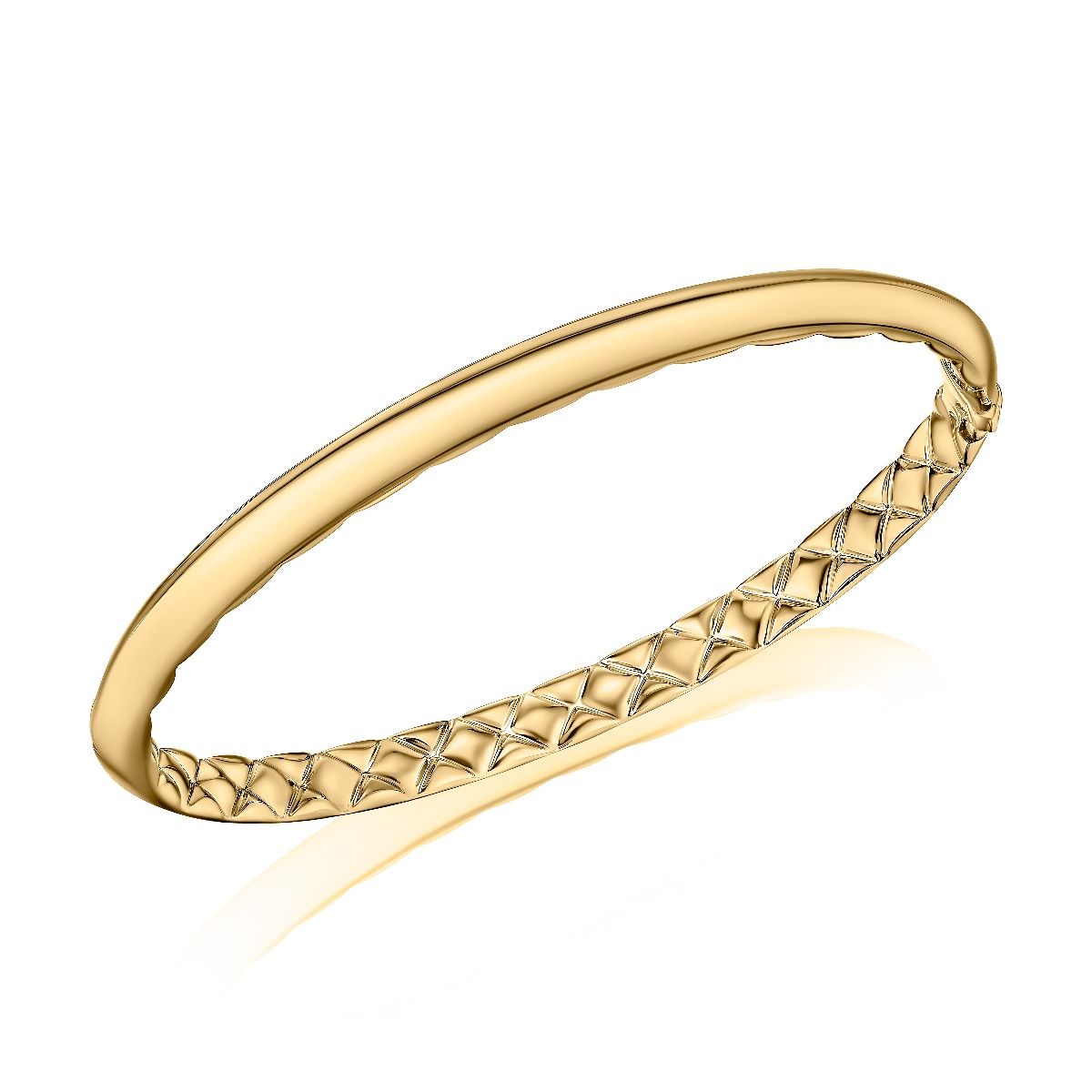 Classic Dome Bangle with Quilts® Interior