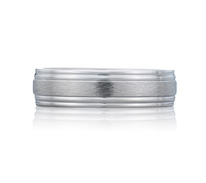 Scratch Finish Modern Men's Ring