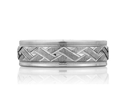 Ornamented Carved Men's Band