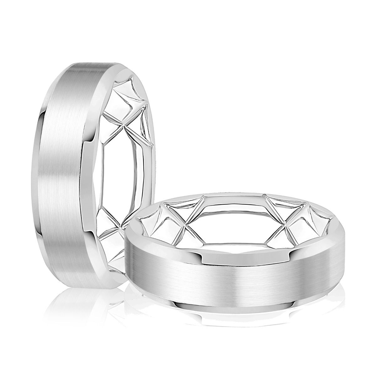 Beveled Edge Band With Quilt™ Interior, photograph 3