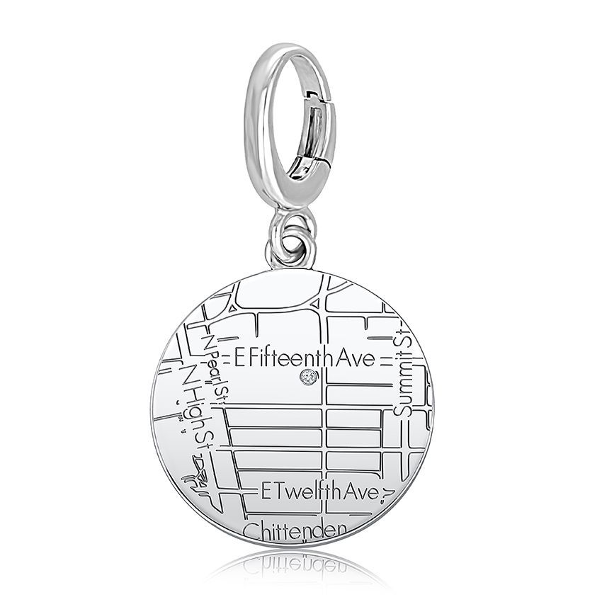 Sterling Silver Circle Charm