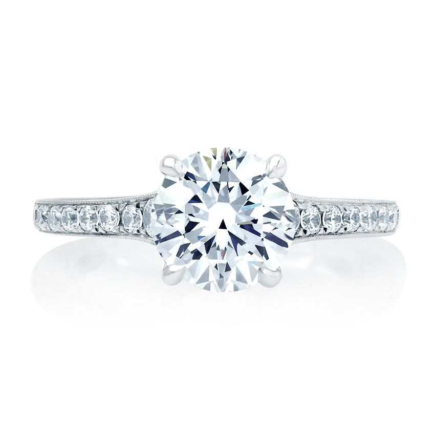 Quilts® Round Engagement Ring, photograph 3