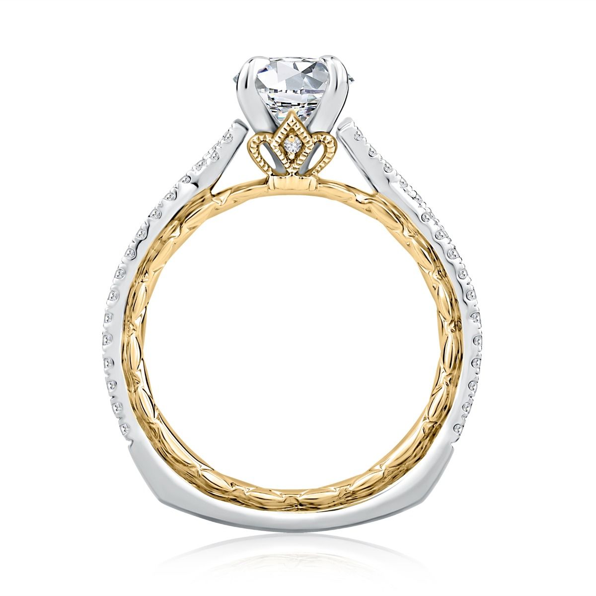 Majestic Signature Oval Cut Diamond Engagement Ring