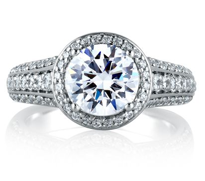 Signature Metropolitan Halo Engagement Ring