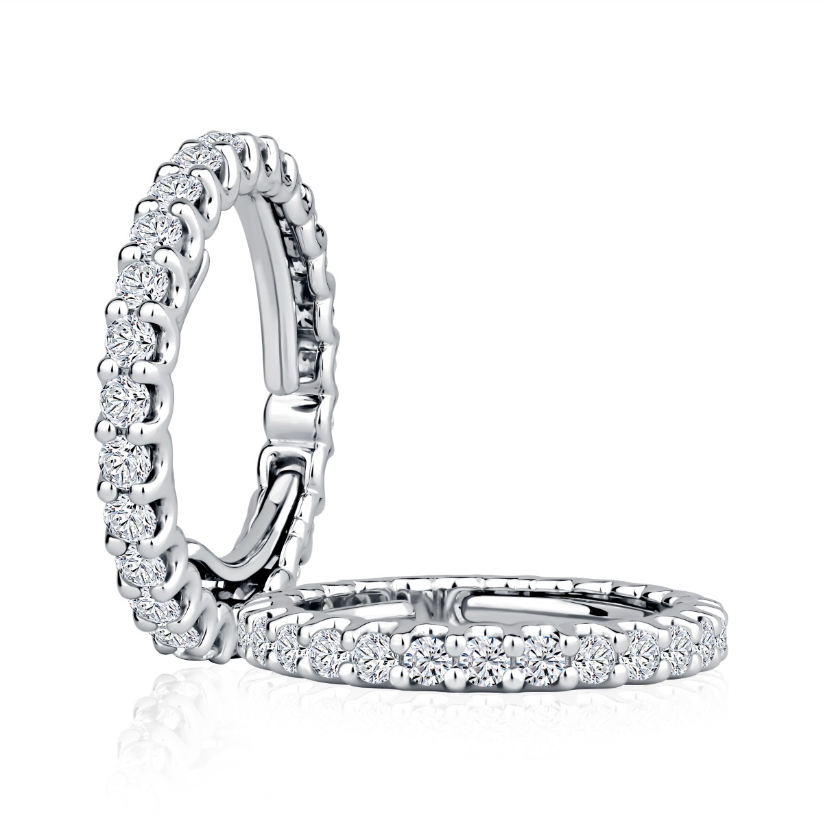 Scallop Eternity Diamond Band with A.JAFFE Flex Band™